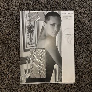 Nwt Simons Metallic Silver Textured Hosiery Sample